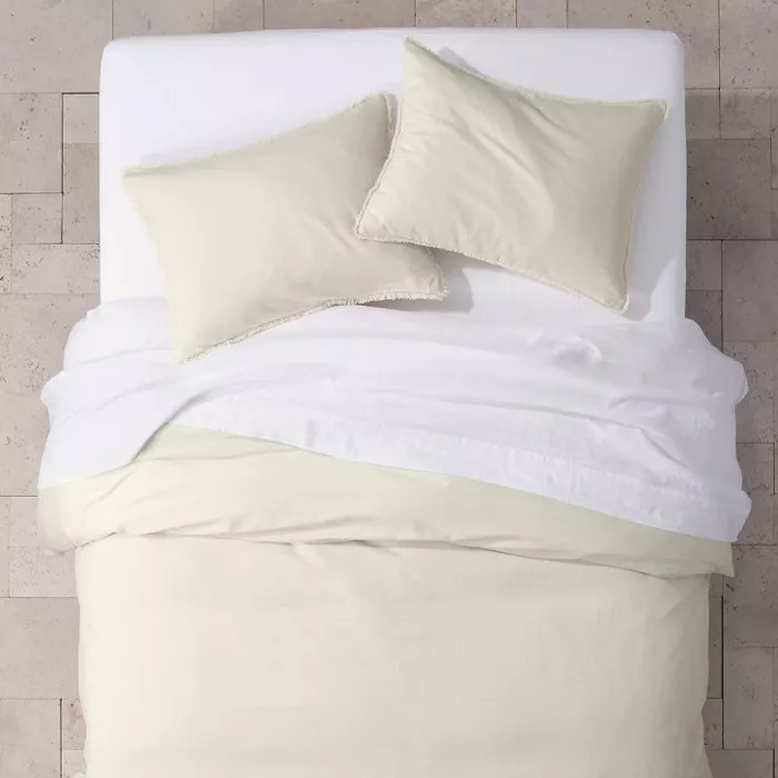 Heavyweight Linen Blend Duvet & Pillow Sham Set - Casaluna™ | Target