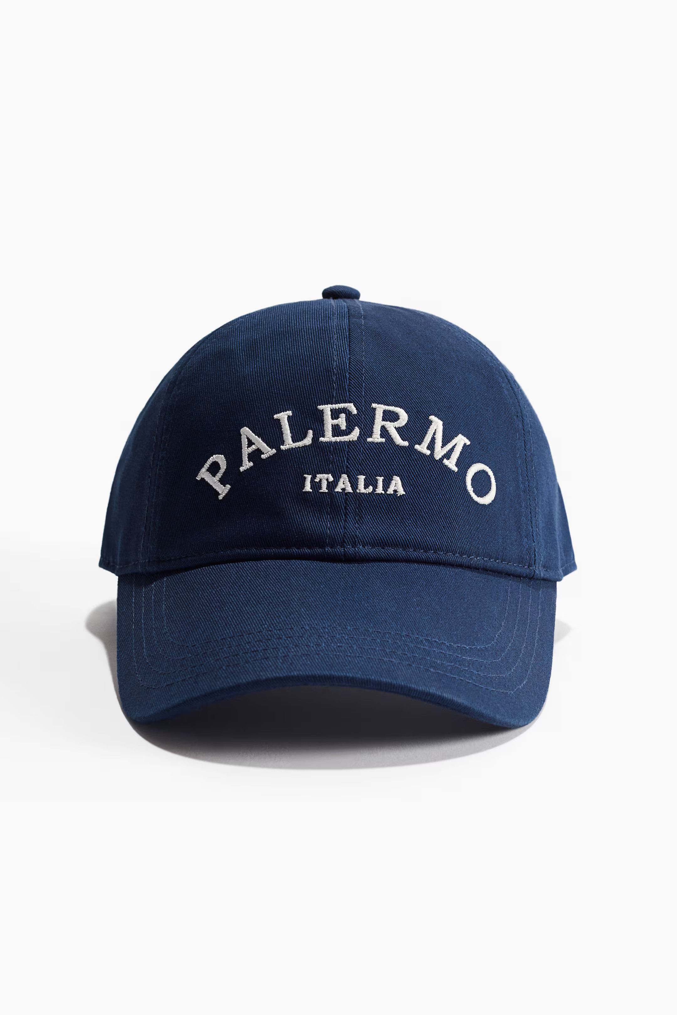 Embroidered-motif twill cap | H&M (UK, MY, IN, SG, PH, TW, HK)