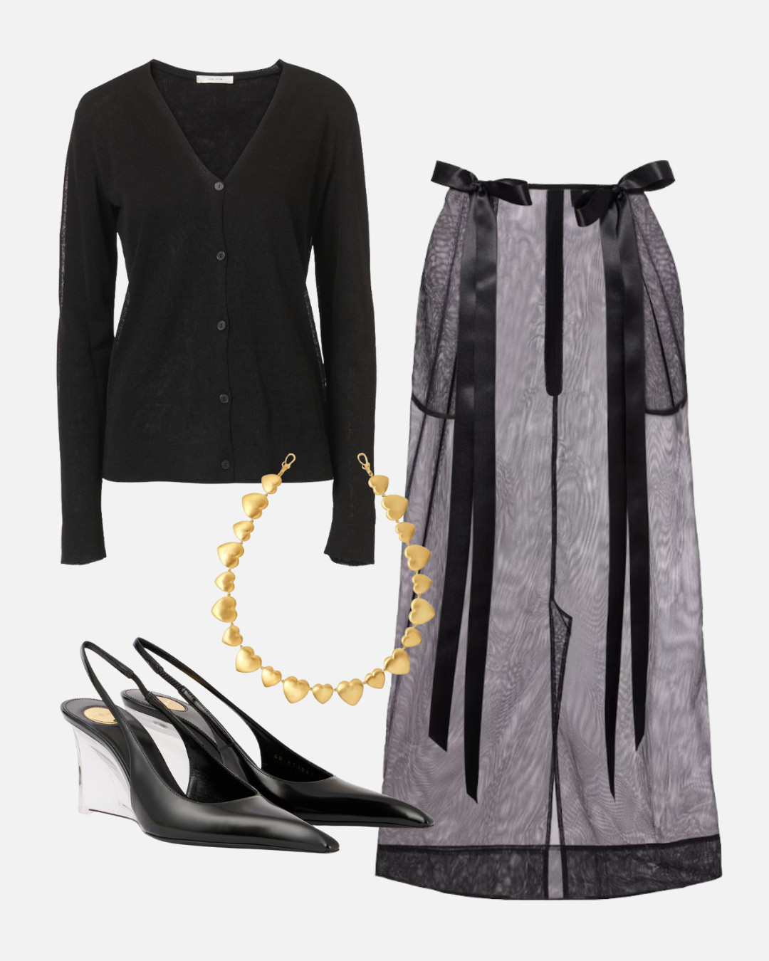 FAVORITE OUTFITS OF 2025:

My cardigan is old The Row and necklace is Marie Lichtenberg but I linked similar options. 

 