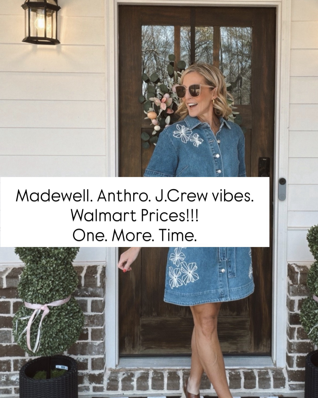 Sharing under $40 Walmart dresses I’ve posted this month because they are too good not to round up one more time. If you love Madewell, Anthro, J.Crew and more, these give you that same elevated look for less. Most come in multiple color options and I’m wearing XS or small depending on style. Posting the rest so you don’t miss your favorite before they sell out. Comment Walmart and I’ll send everything.