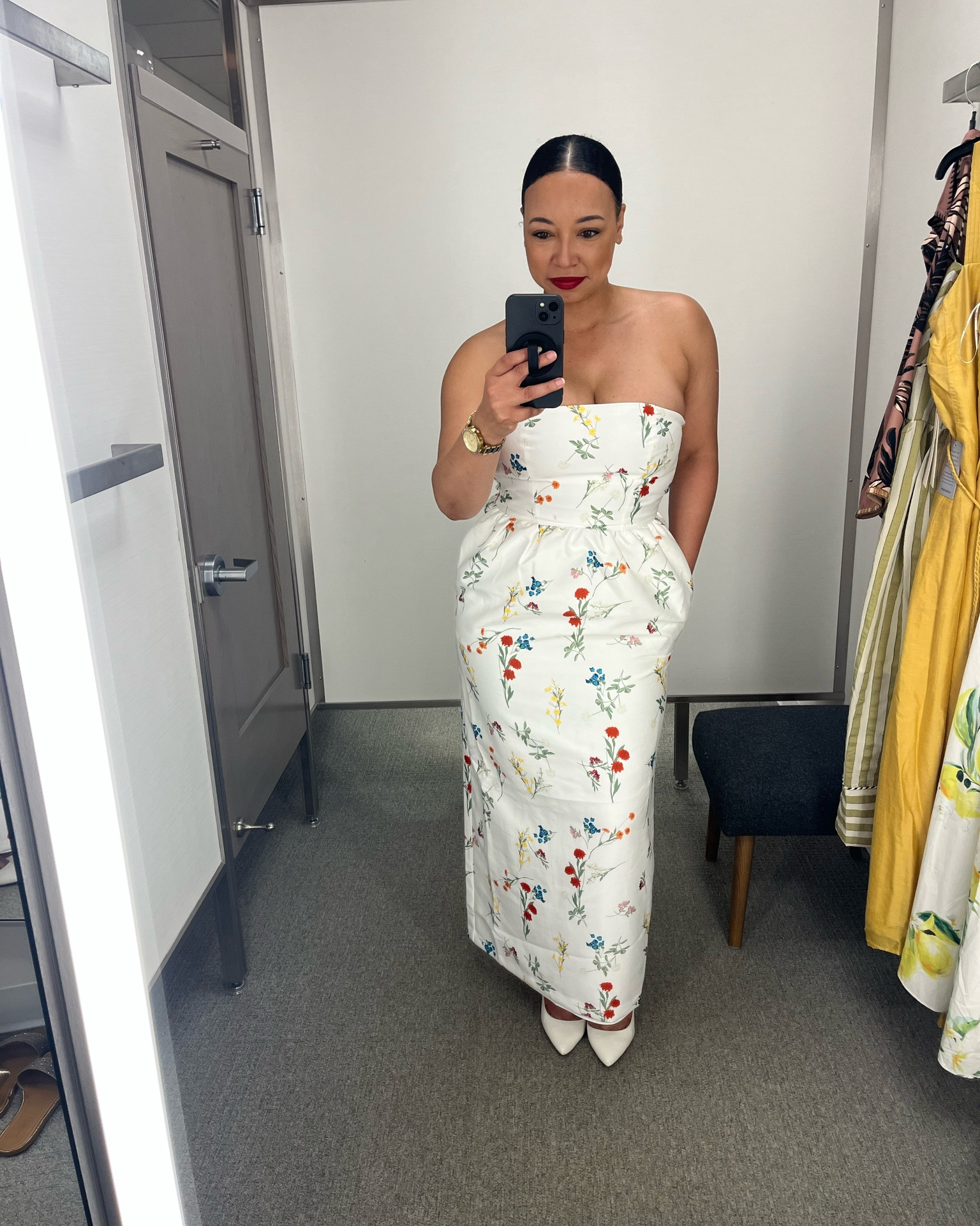 Bridal with a twist 🤍🤍🤍🤍

Perfect for the newly engaged bride to be or the perfect wedding rehearsal dinner 🤍🤍🤍

Strapless Dress - Wearing a sz 4 but should have sized up to a sz 6 

Maxi Dress - wearing a sz Small due to dress does have some stretch

#LTKWedding #LTKootd #LTKU