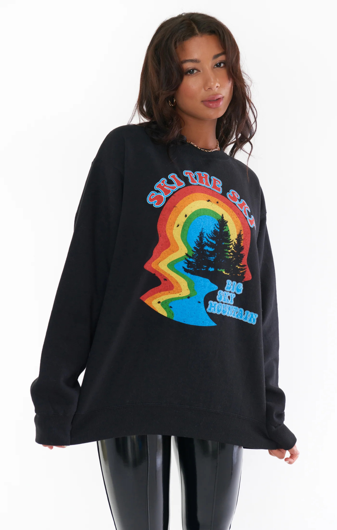 Stanley Sweatshirt ~ Ski The Sky Graphic | Show Me Your Mumu