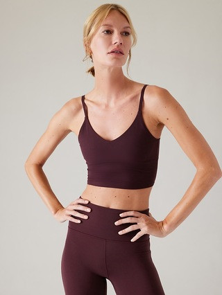Elation V-Neck Longline Bra A-C | Athleta