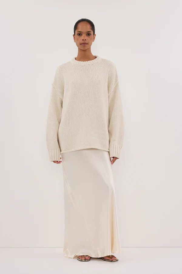 ROY PLASTER OVERSIZED LONGLINE KNIT JUMPER | DISSH