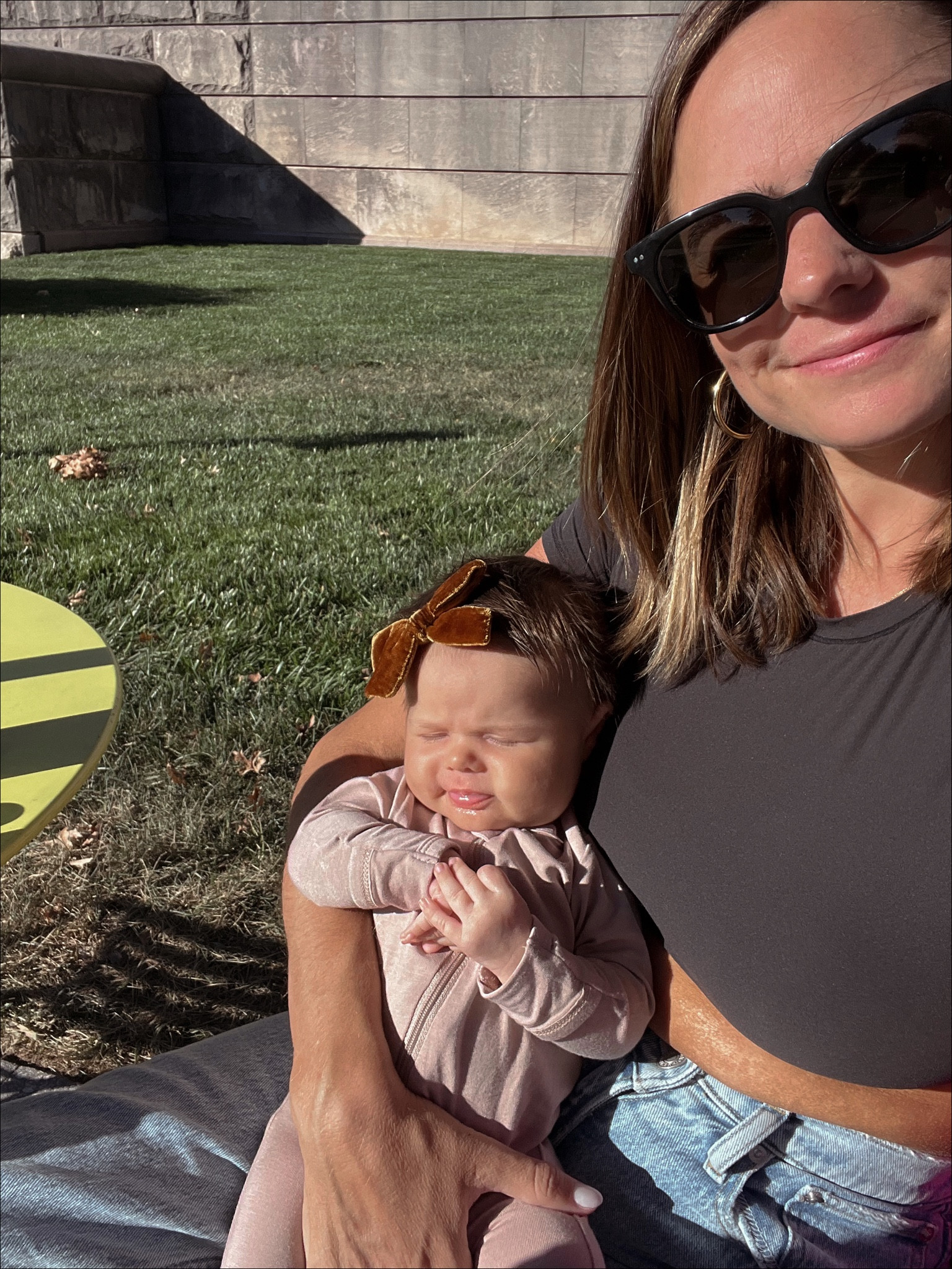 MOM AND ME OUTFITS. Kyte baby onesie, skims, denim. Fall outfit. Baby bow. Velvet baby bow. Rebecca Piersol style. 

#LTKkids #LTKunder100 #LTKbaby