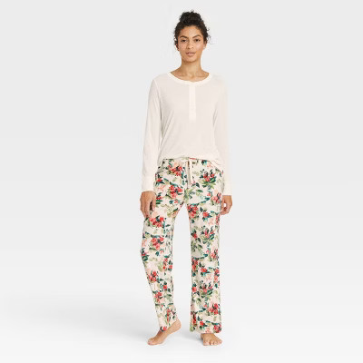 Women's Henley Pajama Set - Stars Above™ | Target