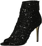 Badgley Mischka Women's Verona Ankle Boot, Black Lace, 6 M US | Amazon (US)