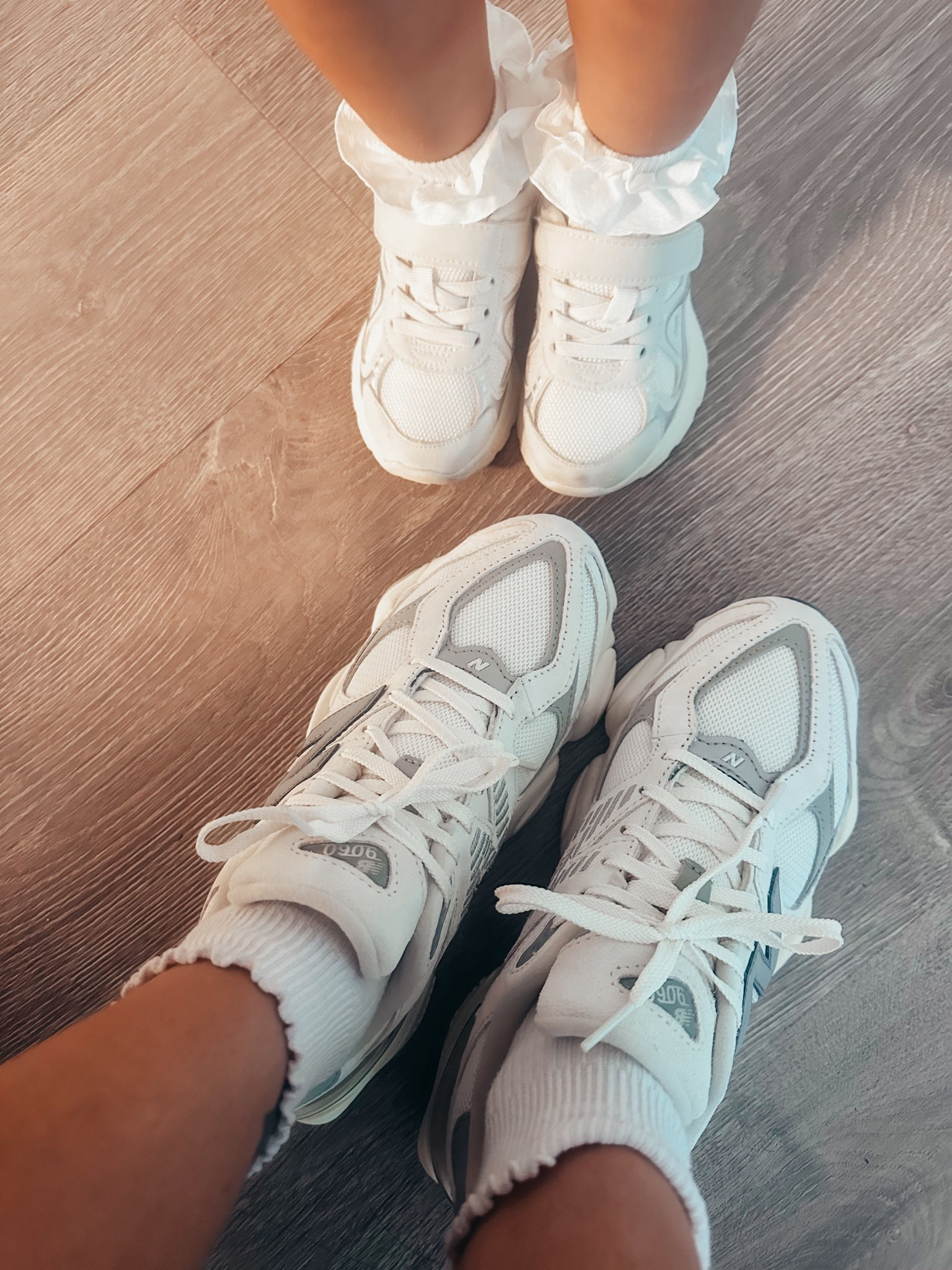 Matching tennis shoes #newbalance 

#LTKActive #LTKShoeCrush #LTKKids