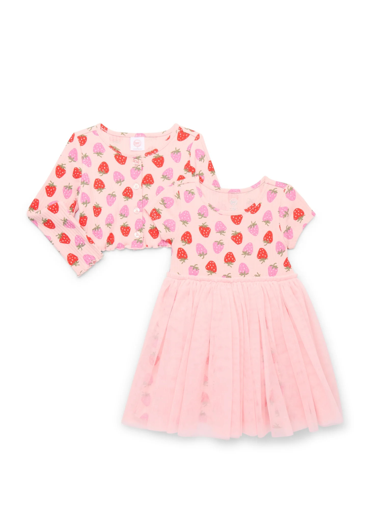 Wonder Nation Toddler Girls Tutu Dress, Sizes 12 Months- 5T | Walmart (US)