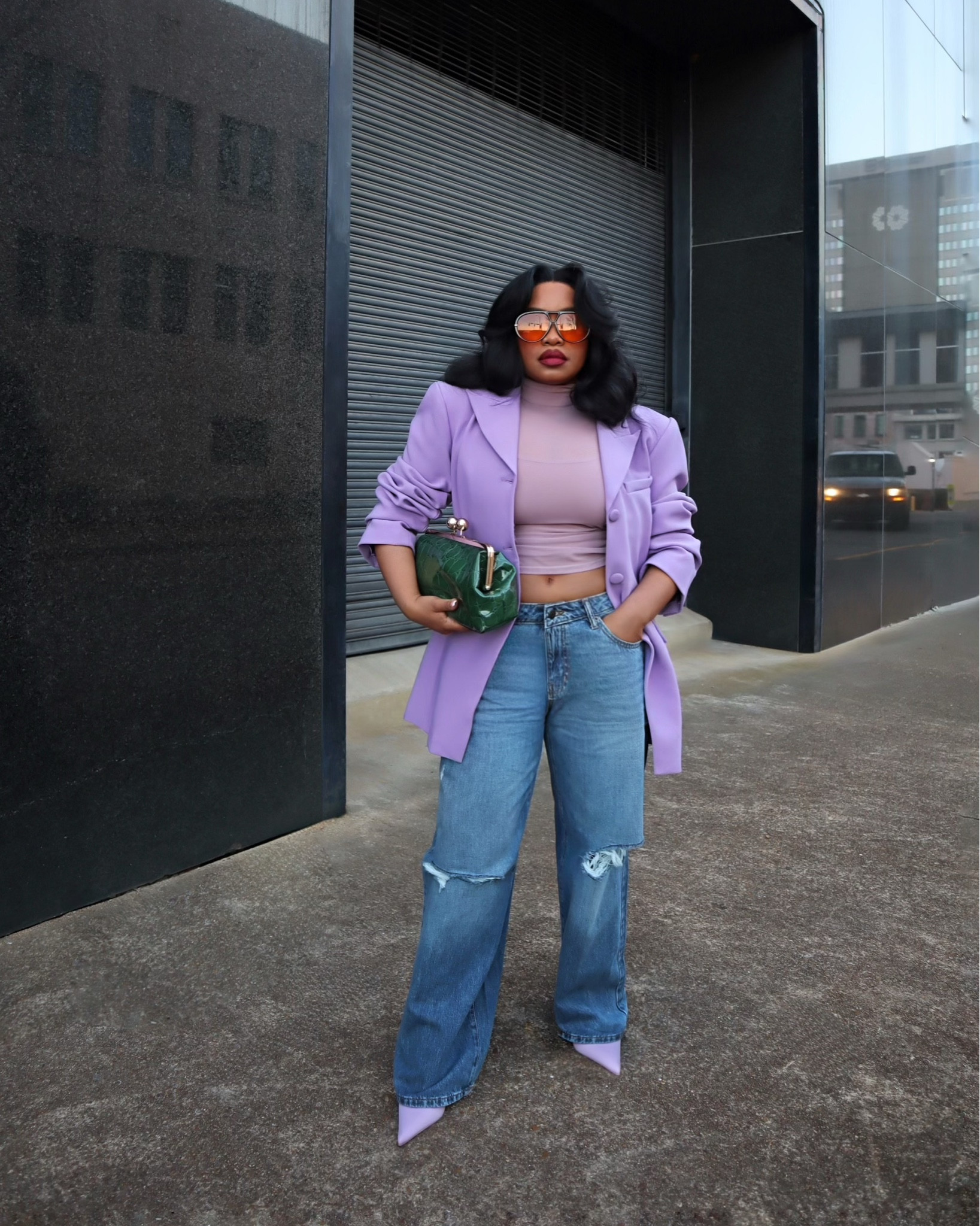 Lavender Spring look with varied pops of color 💜

#LTKootd #LTKSpringSale