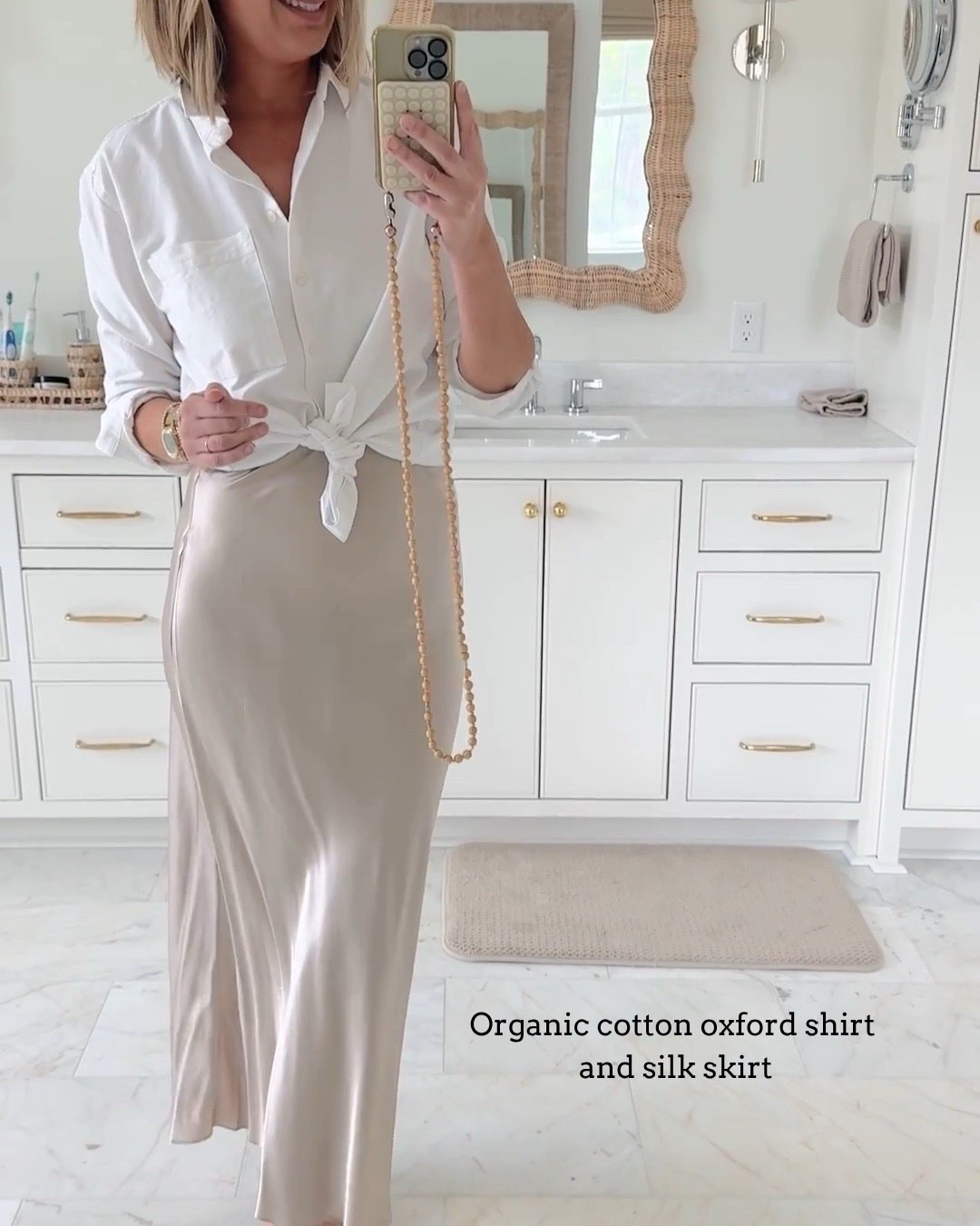 Love this organic cotton shirt. A staple for every closet.🙌🏻🙌🏻

#LTKootd #LTKSeasonal #LTKOver40