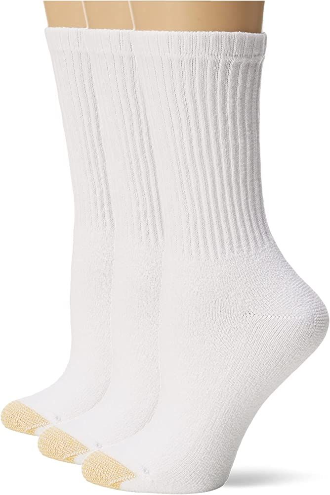 Amazon.com: Gold Toe Women's Ultratec Crew Socks, 3-Pairs, White, Medium : Clothing, Shoes & Jewe... | Amazon (US)
