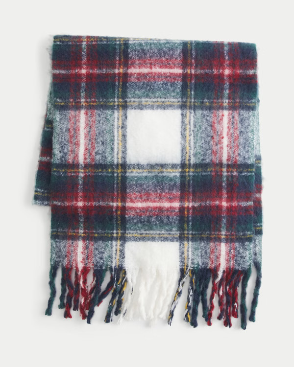 Women's Holiday Vault Release Plaid Scarf | Women's New Arrivals | HollisterCo.com | Hollister (US)