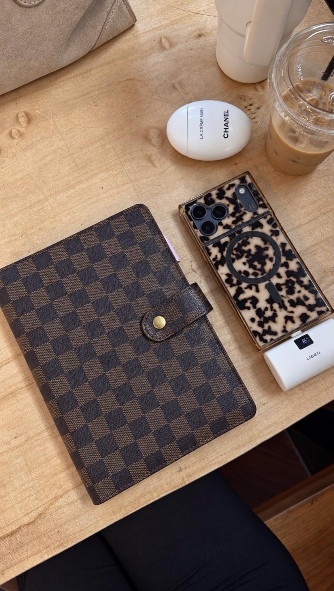 My exact planner (well lookalike!) under $30 and it has five star ratings.  So so so good! 
Also linking my inserts that I love.  
Linking also my favorite portable charger that charges so fasttttt 
My phone case is from iPhone 15 up to all the newer models. Love it. It’s a head turner and kept my phone safe over many many drops! Tested and approved