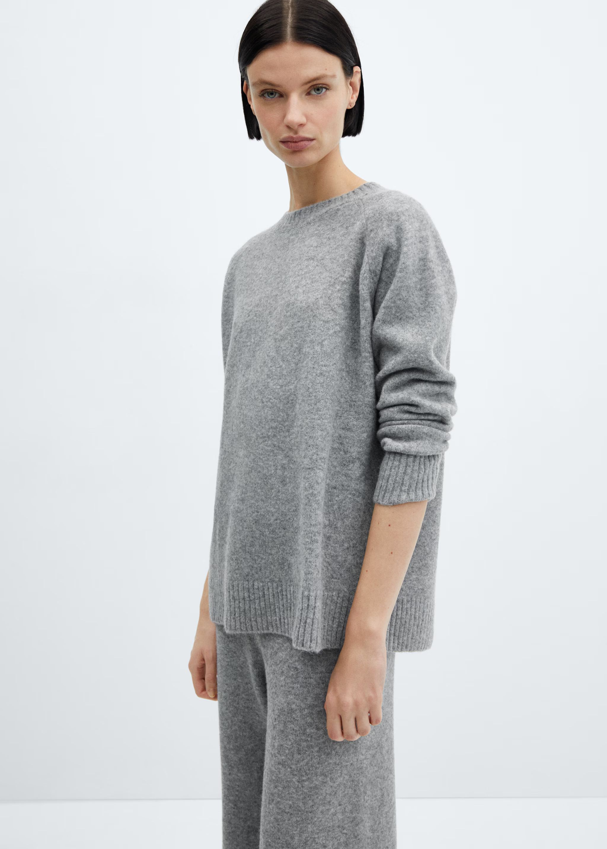 Oversize knit sweater | MANGO (UK)