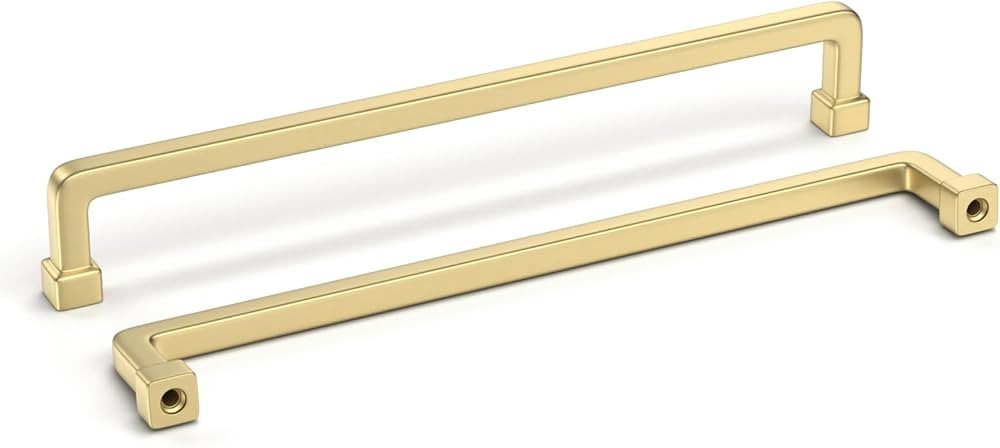 Haliwu 6 Pack Gold Cabinet Pulls, Gold Kitchen Cabinet Handles Brushed Gold Cabinet Pulls 7-1/2 i... | Amazon (US)