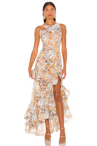 Sicilia Ruffle Dress in Multi | Revolve Clothing (Global)