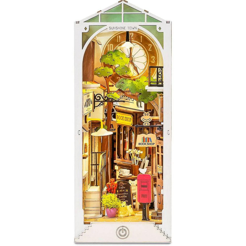 DIY Miniature Bookend: Sunshine Town | Paper Source