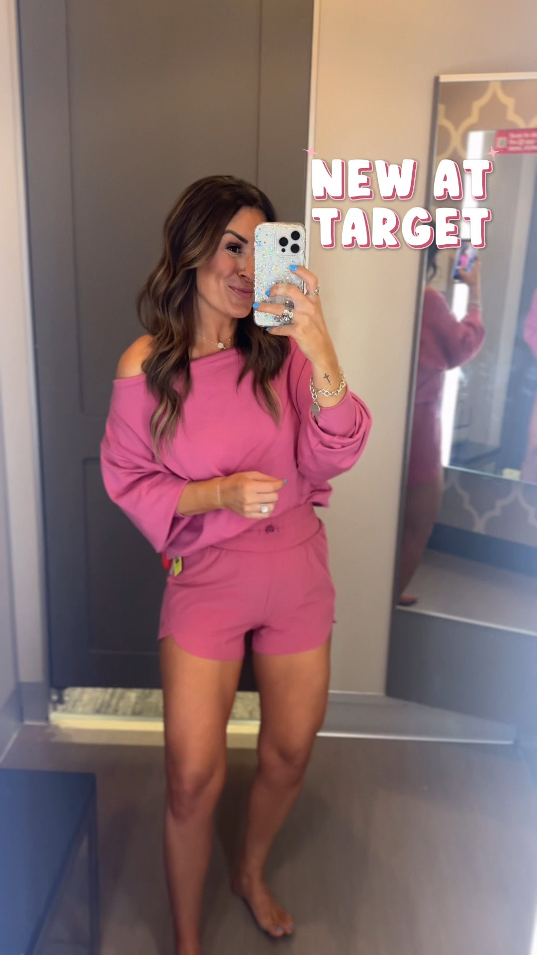 New at Target! 💕 I’m 5”6, usually a 0-2, XS/S, 32D, 140.

Pink Off the Shoulder: M
Pink Shorts: XS
Black & White Dress: XS
Open Knit Tank: XS
Green Shorts: 2
Black & White Striped Top: XS
Black & White Dress: XS
Yellow Top: Medium 
Yellow Shorts: XS (run big) 
Green Tank: XS
Green Shorts: XS (run big)
Blue Top: XS
Shorts: 2
Green Sweater: Medium (I sized up) 

#LTKmomlife #LTKootd #LTKgrwm