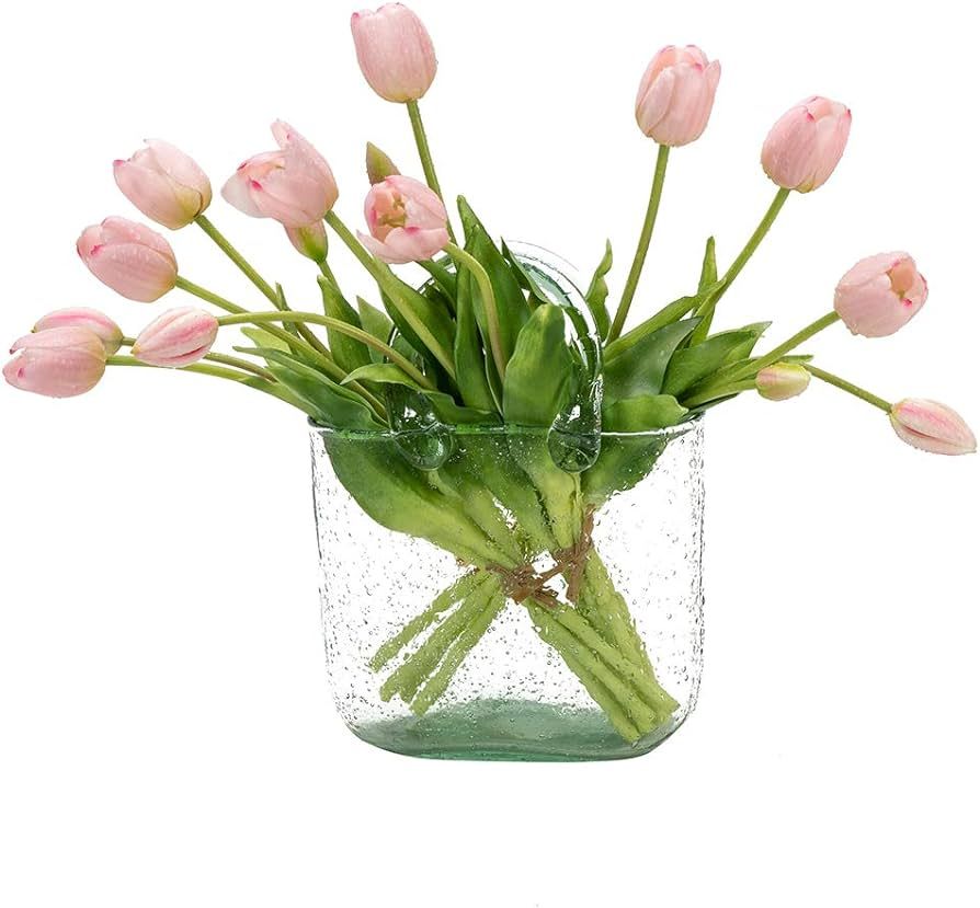 DUYONE 15 künstliche Tulpen, fühlt Sich echt an, Latexstrauß, künstliche Tulpen für Büro, H... | Amazon (DE)