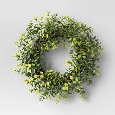 Mini Boxwood Wreath - Threshold™ | Target