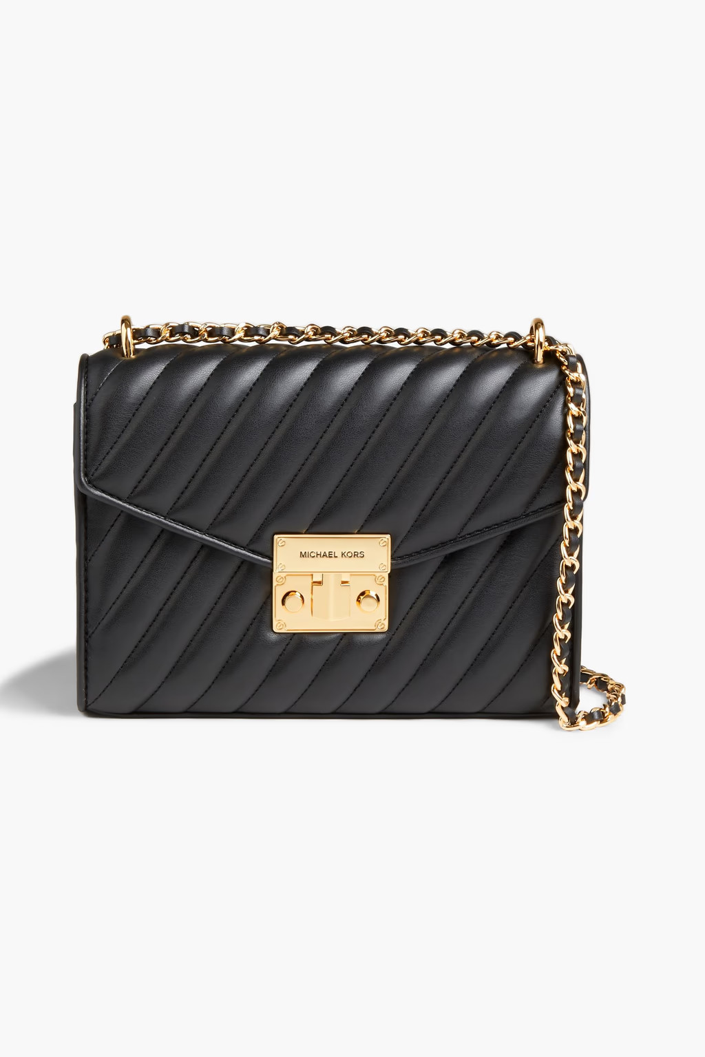 Quilted faux leather shoulder bag | The Outnet (US and CA)