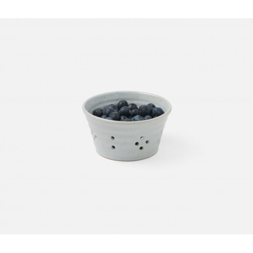 Blue Pheasant Paz White Salt Glaze Berry Bowl, Pack Of 4 | Gracious Style