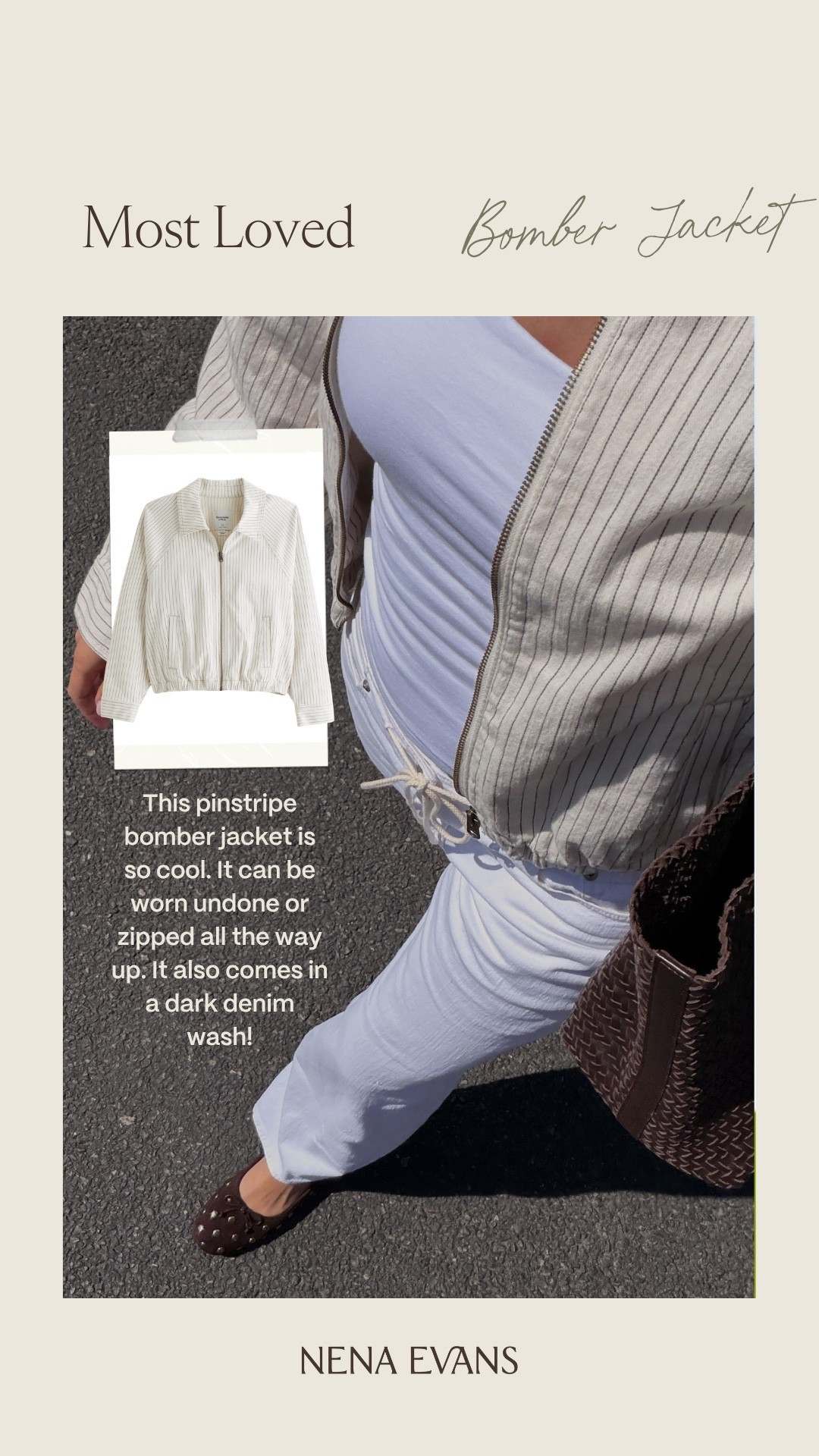 Your most loved last week 🤍 Wearing a S tank, S jacket, and 27 long jeans 

spring break outfit, casual outfit, white jeans, spring jacket, spring outfit, date night outfit, spring outfit 

#LTKSaleAlert #LTKSeasonal #LTKootd