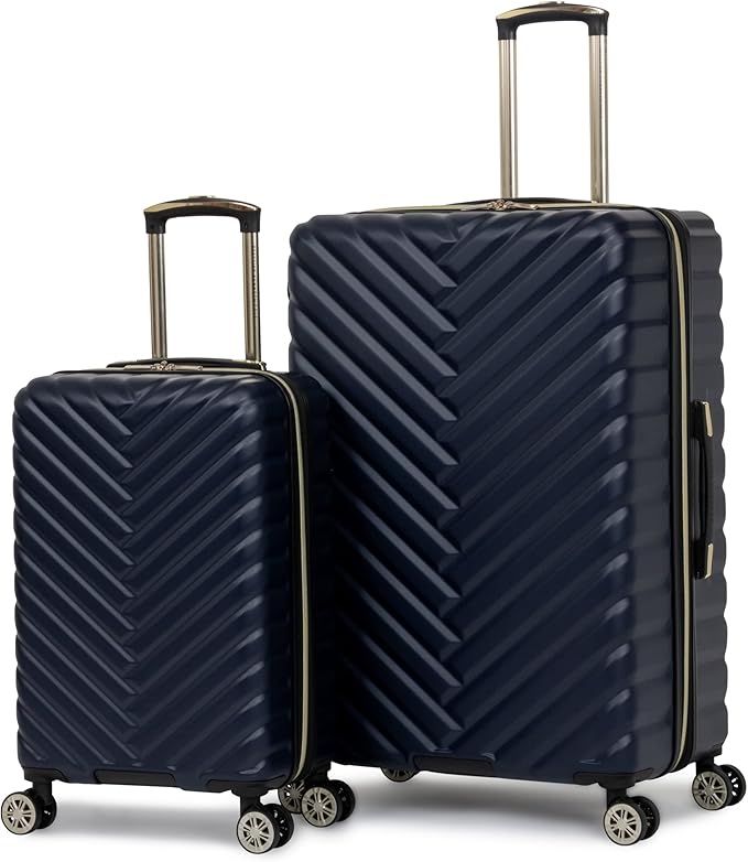 Kenneth Cole Reaction Madison Square Hardside Chevron Expandable Luggage, Navy, 2-Piece Set (20" ... | Amazon (US)