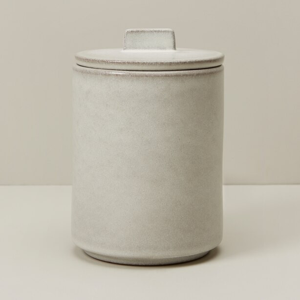 MEDIUM KITCHEN CANISTER, IVORY | Indigo (CA)