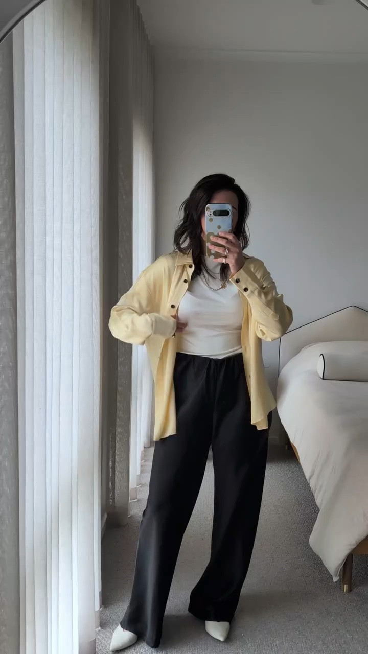 @lilysilk have sent me some incredible pieces and YES even my T-shirt is silk and feels like a second skin.

The thing that separates these from the rest is the weight! Perfect for the cooler months, available in different lengths, and how cute is the butter shirt.

Comment SILK and I'll send them straight to your DM's.

#elevatedpieces #easyoutfits #lilysilk *gift