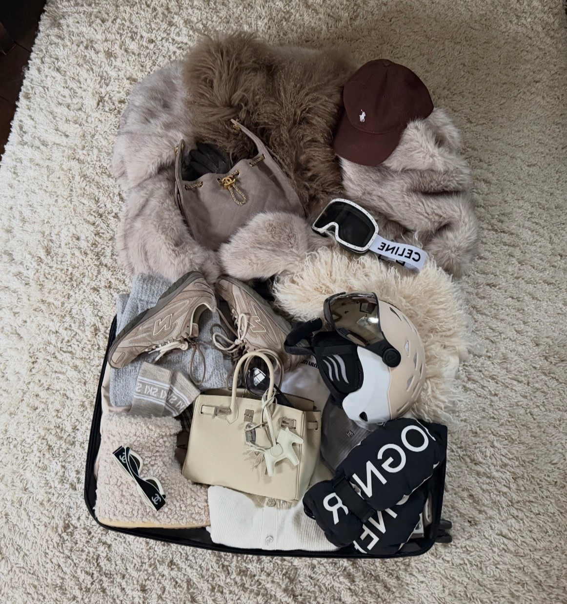 Ski capsule packed for St Moritz 🎿🤍 This helmet & gloves are my favourite brand! #ski #apresski #skioutfits 

#LTKwinter #LTKeurope #LTKtravel