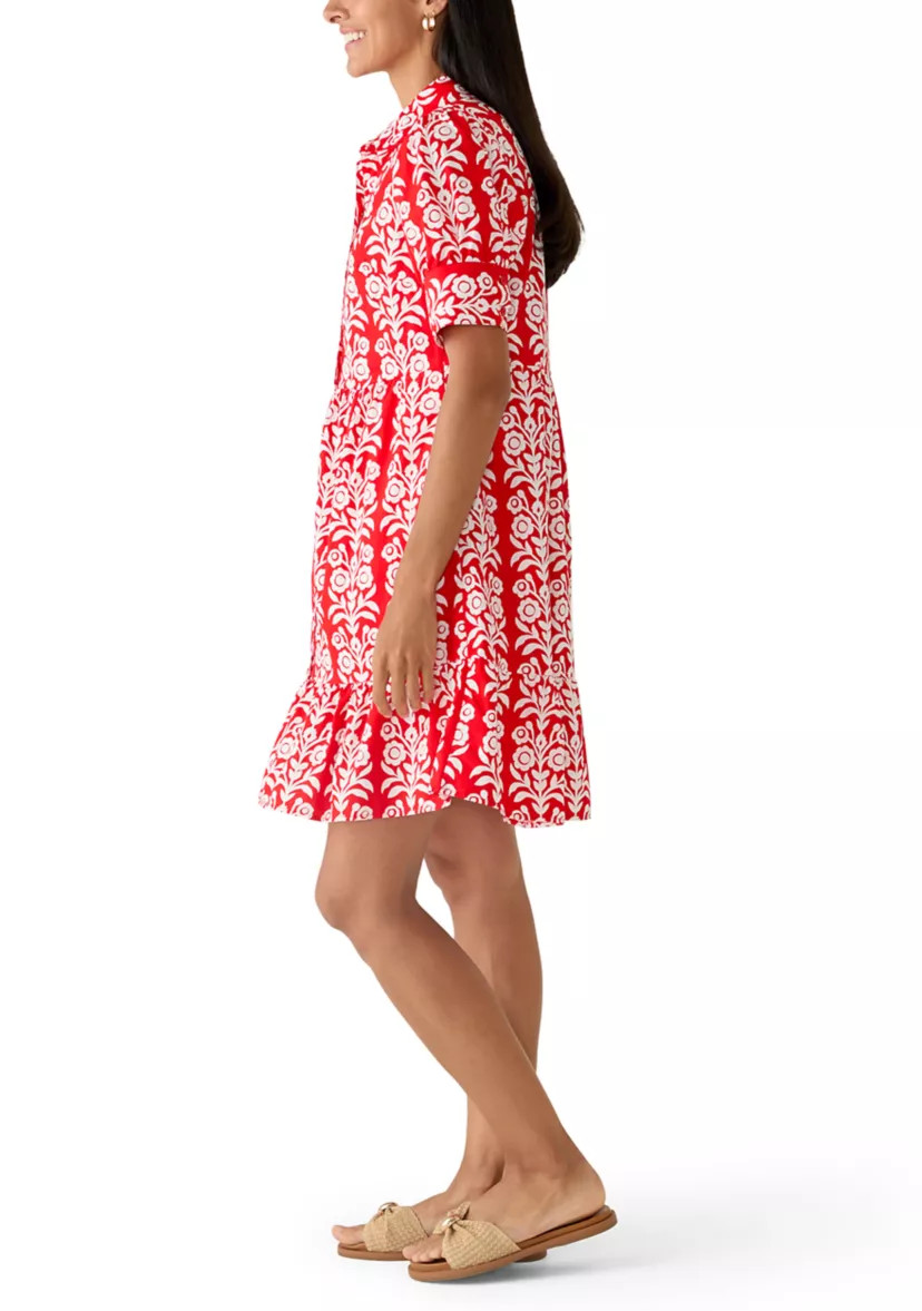 Women's Short Sleeve Meredith Shirt Dress | Belk