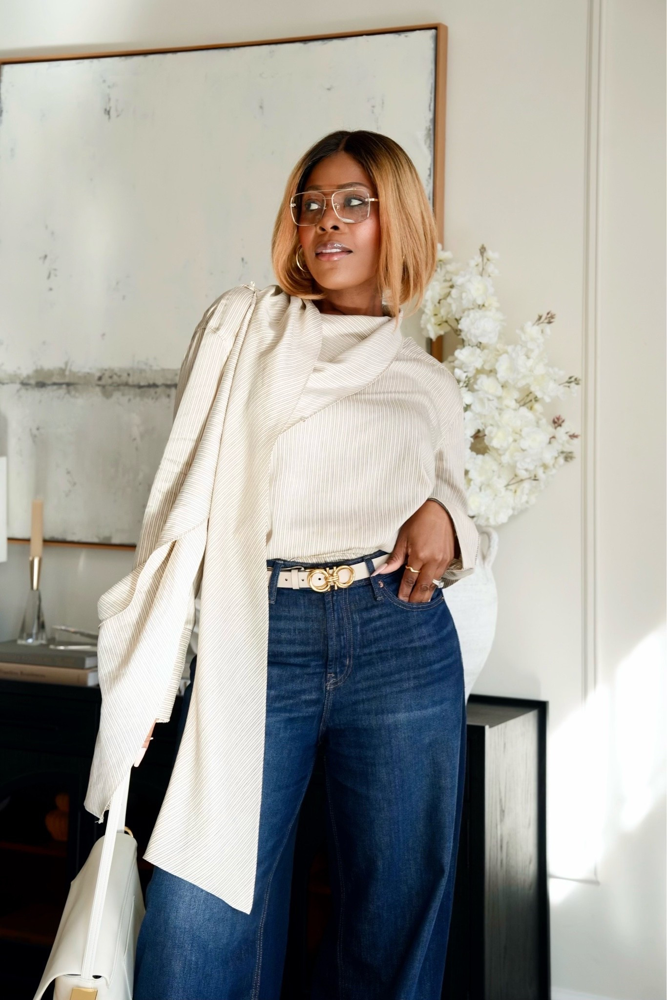 What I wore to church on Sunday . Casual chic and the top was the outfit

#LTKootd #LTKSeasonal #LTKMidsize