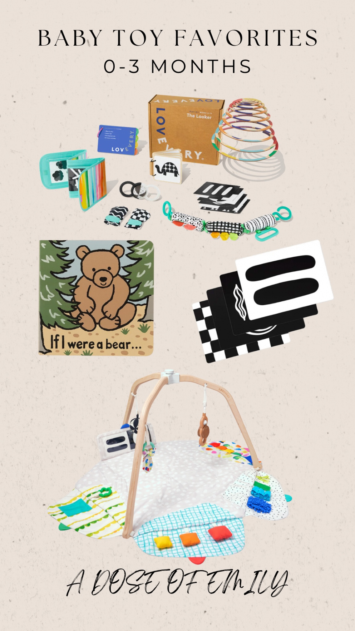 Favorite toys 0-3 months 

#LTKbaby #LTKfindsunder50