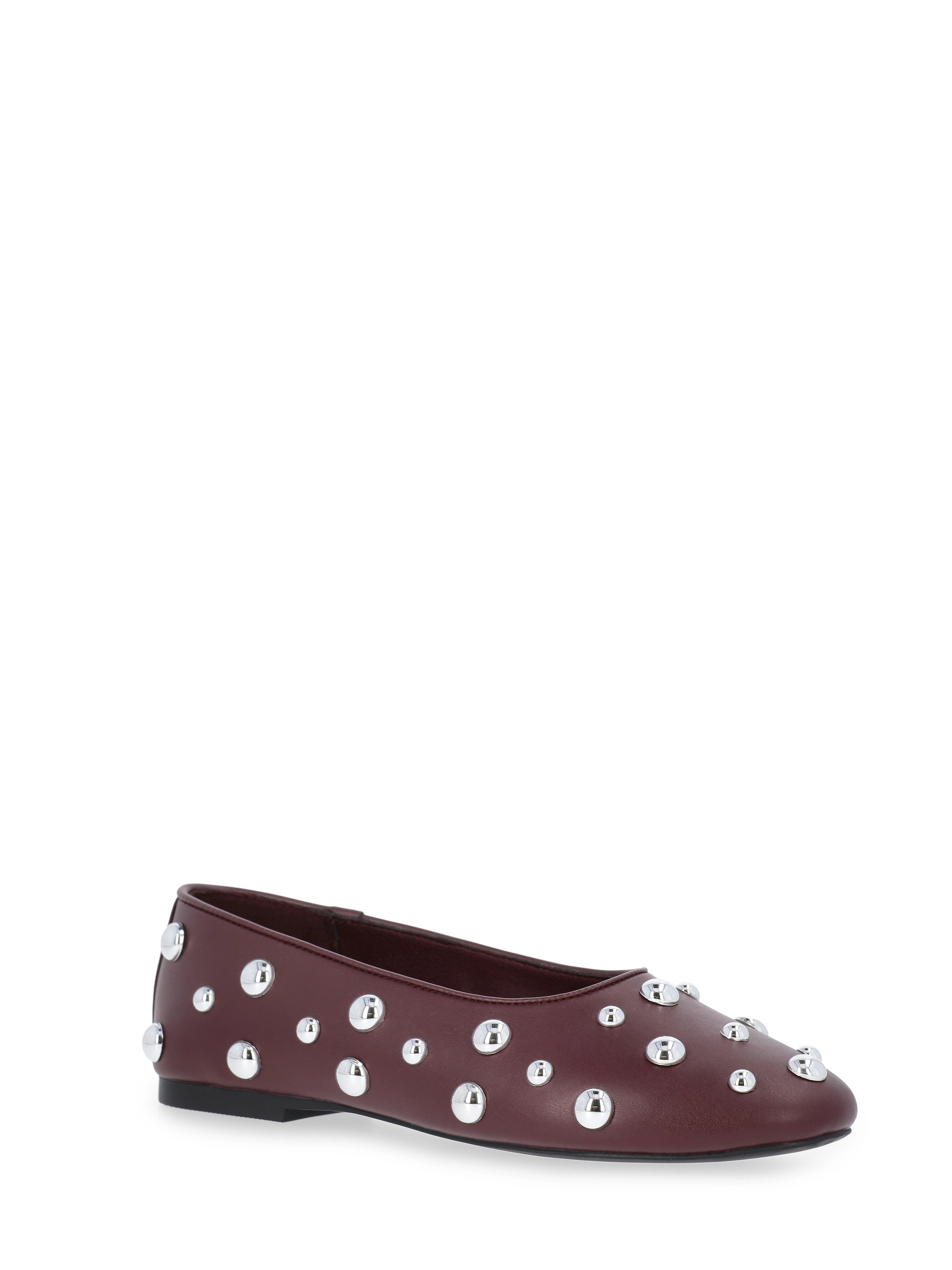 Scoop Women's Studded Faux Leather Ballet Flats | Walmart (US)