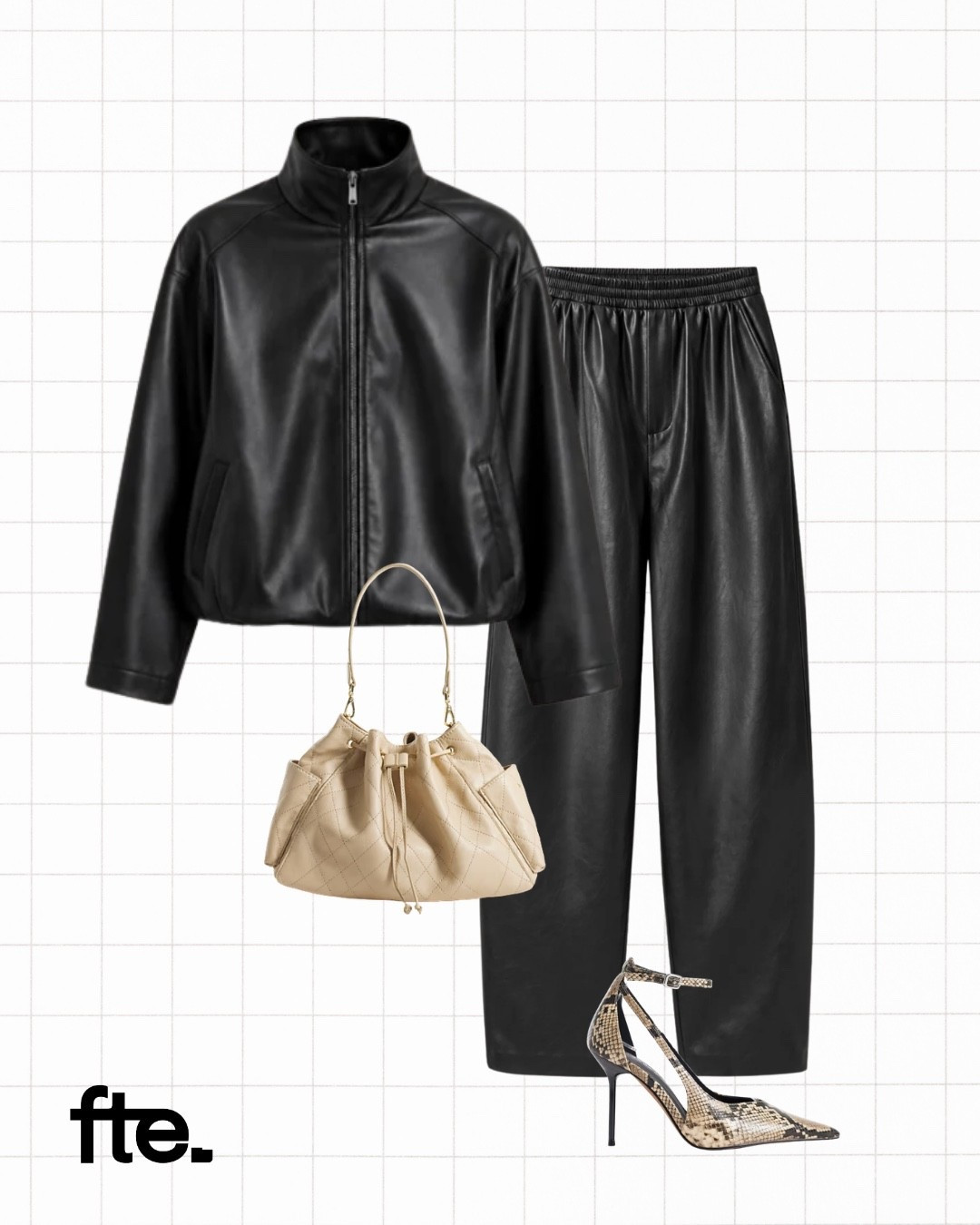The one that makes the jacket 📁
#leather #jacket #coord