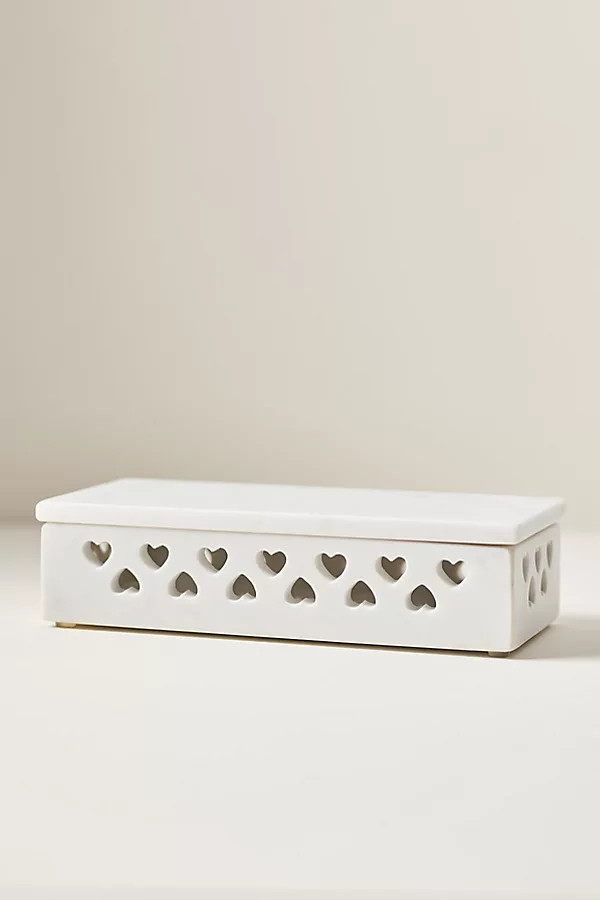 Heartly Marble Trinket Box | Anthropologie (US)