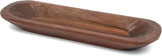 Dough Bowl For Decor - Wooden Dough Bowl - Wooden Bowls for Decor - Decorative Wooden Bowl - Doug... | Amazon (US)