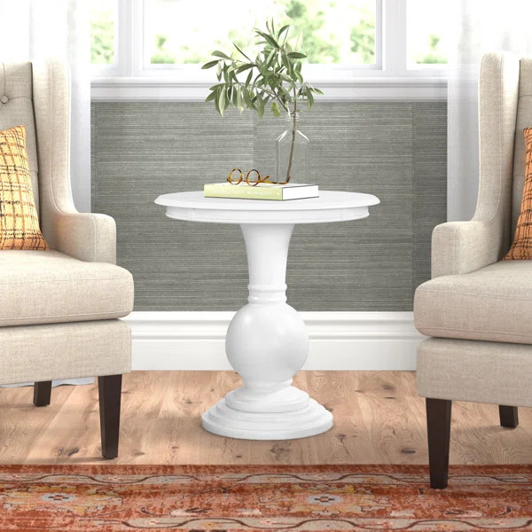 Knight 26” Round Pedestal End Table | Wayfair North America