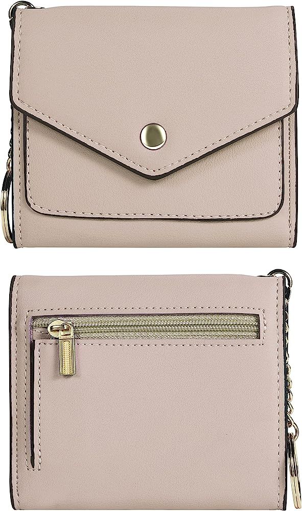 Gostwo women's Small Wallet RFID Blocking Keychain Wallet Change Pouch Credit Card Holder Mini Bi... | Amazon (US)