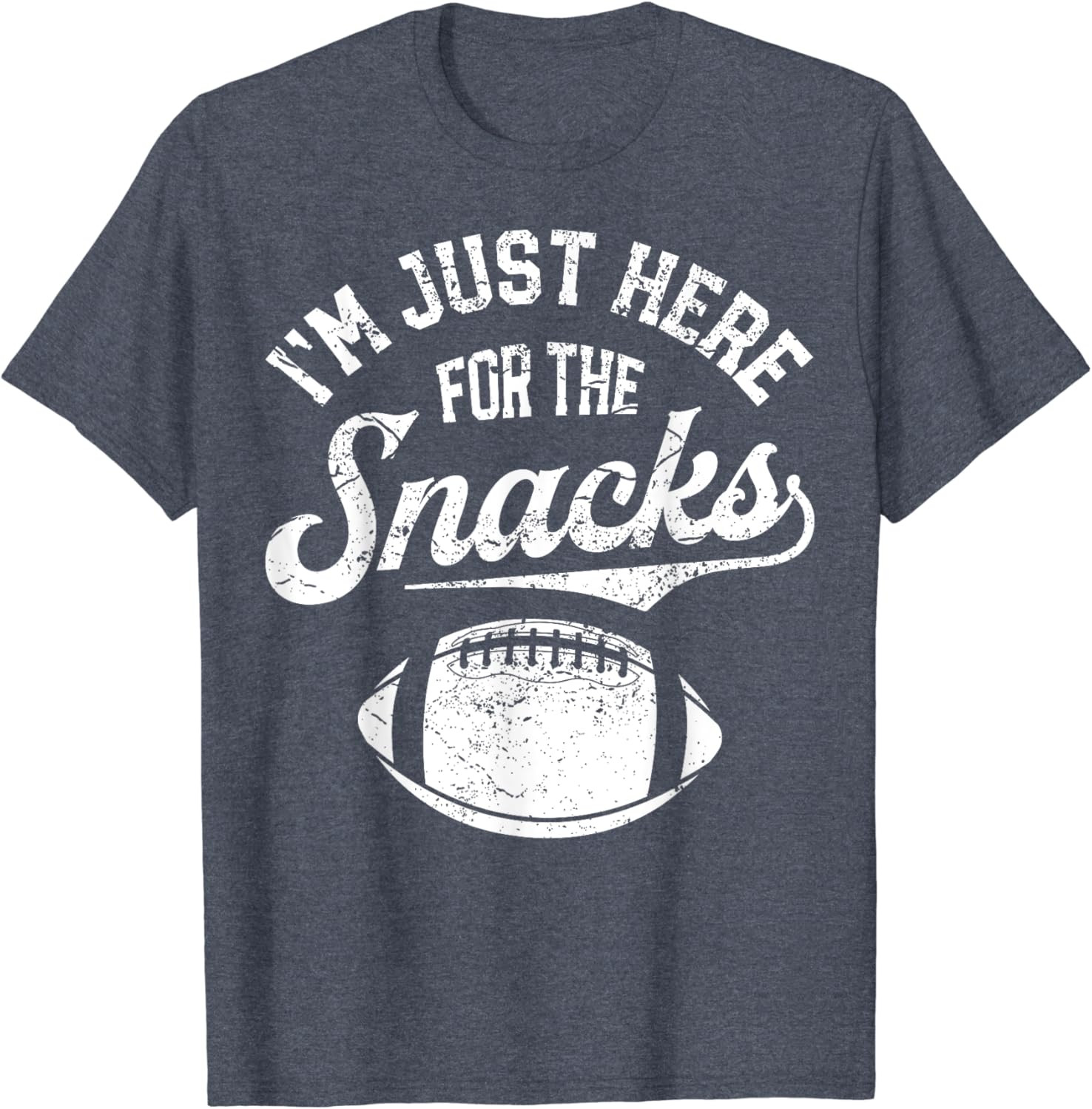 I'm Just Here For The Snacks Funny Fantasy Football League T-Shirt | Amazon (US)