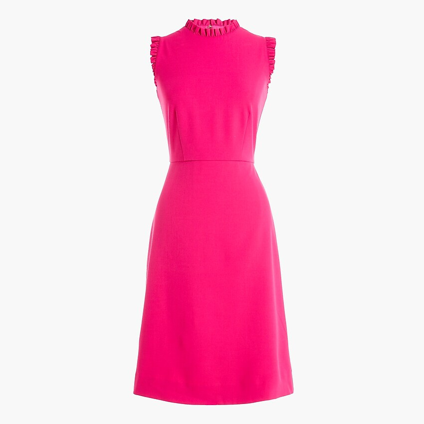 Ruffleneck sheath dress | J.Crew Factory
