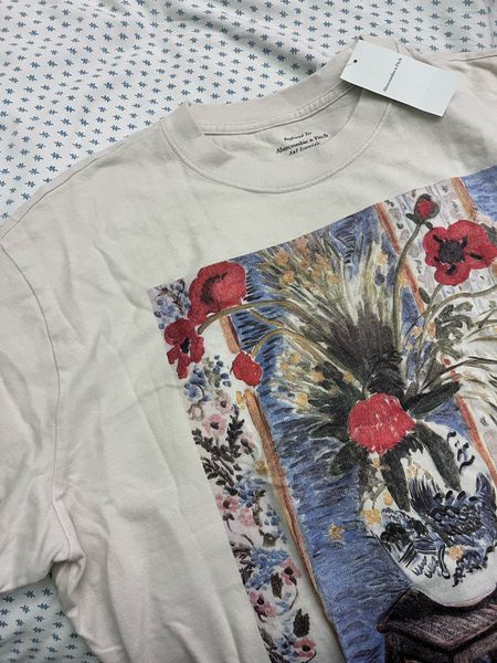 the matisse tee i ordered came today and i can’t wait to style it! abercrombie graphic tee oversized boyfriend tshirt art history lover gift 

#LTKfindsunder50 #LTKsalealert #LTKSpringSale