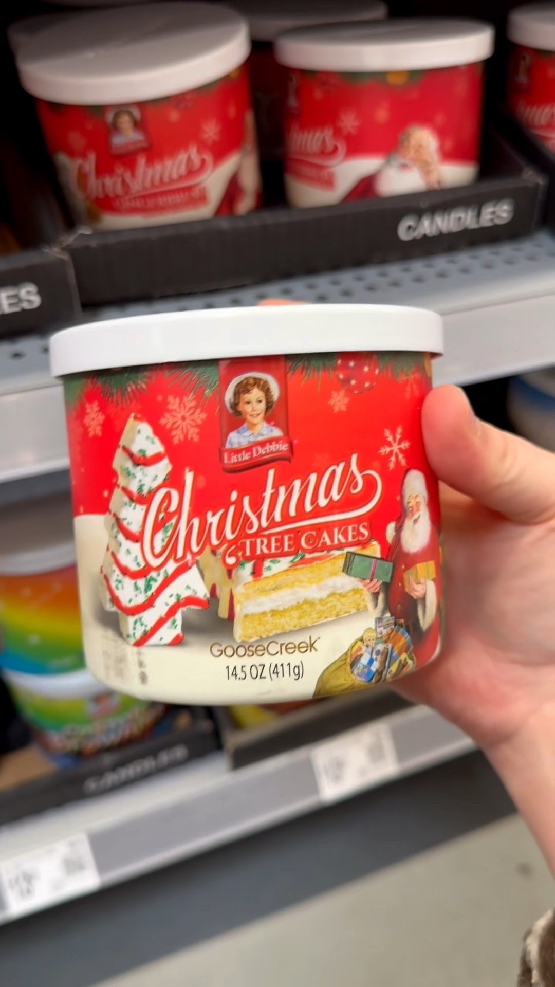 Little Debbie & Pillsbury Goose Creek candles at Walmart!

Every single one is GOOOOOD! 🤤 it was hard to just choose two 😆

#holidaycandles #giftideas #littledebbiecandles #pillsburycandles #christmastreecakes #oatmealcreampie #chocolatechipcookie #sugarcookie 

#LTKGiftGuide #LTKSeasonal #LTKHome