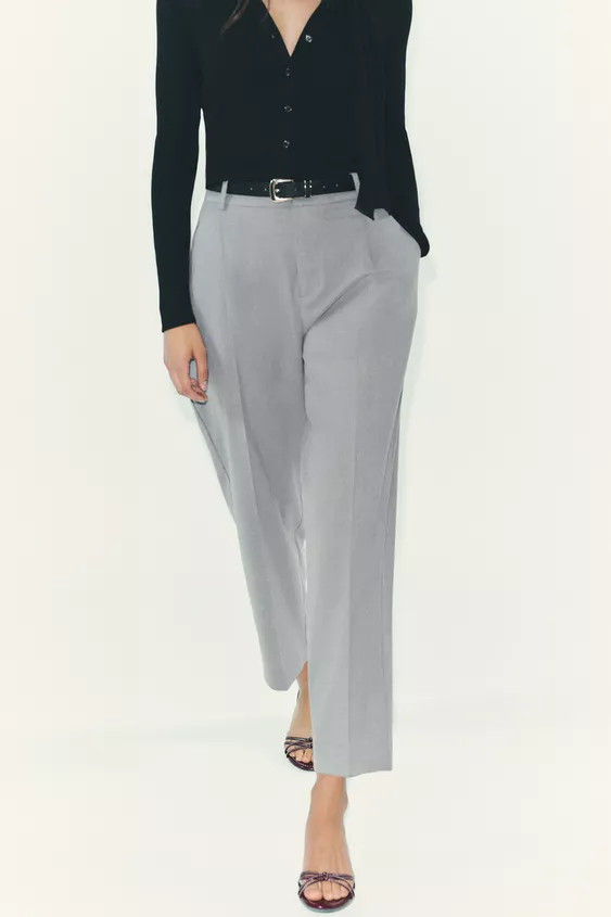 BELTED PLEATED PANTS | Zara US