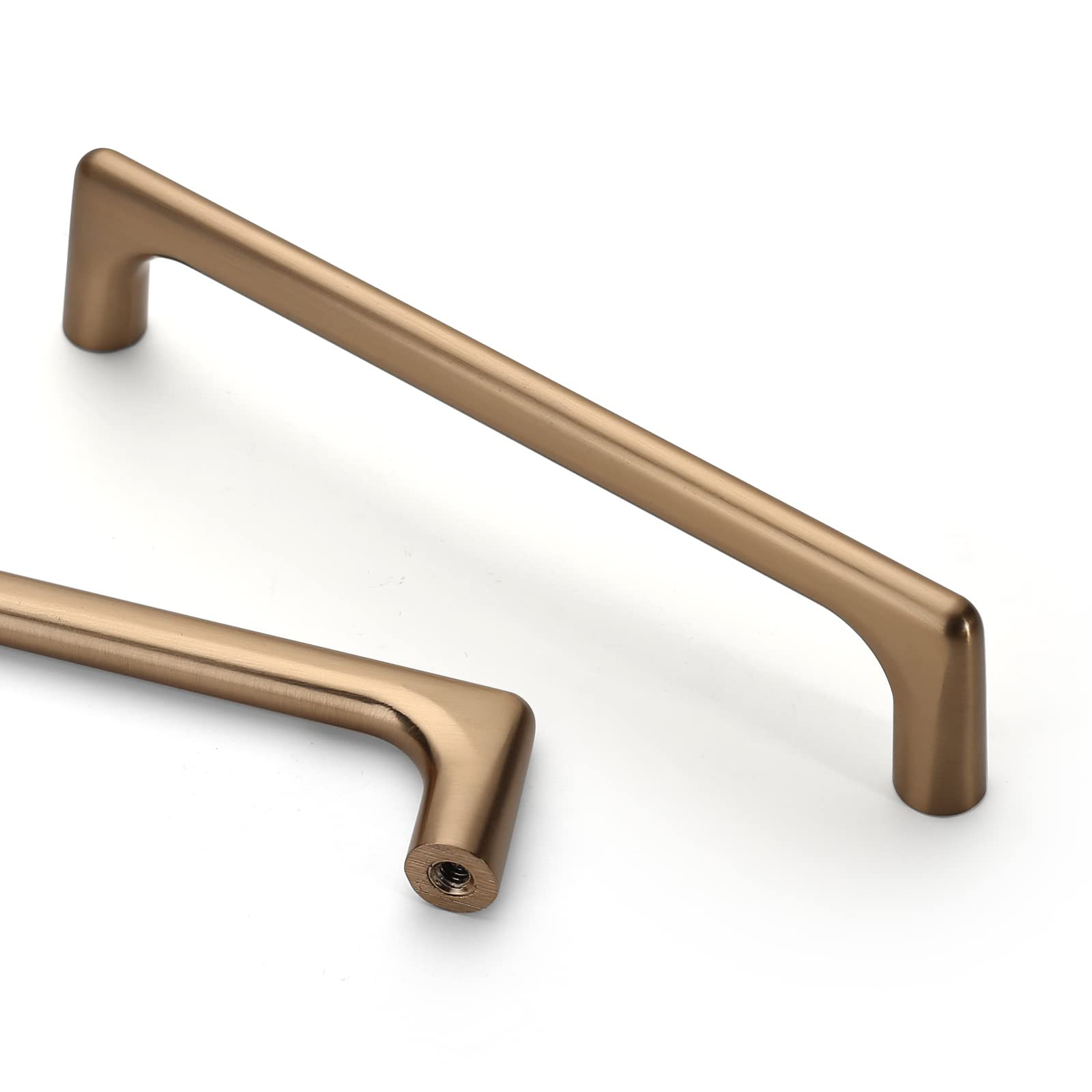 Asidrama 10 Pack 5 Inch(128mm) Champagne Bronze Cabinet Pulls Cabinet Handles Cupboard Handles Ki... | Amazon (US)