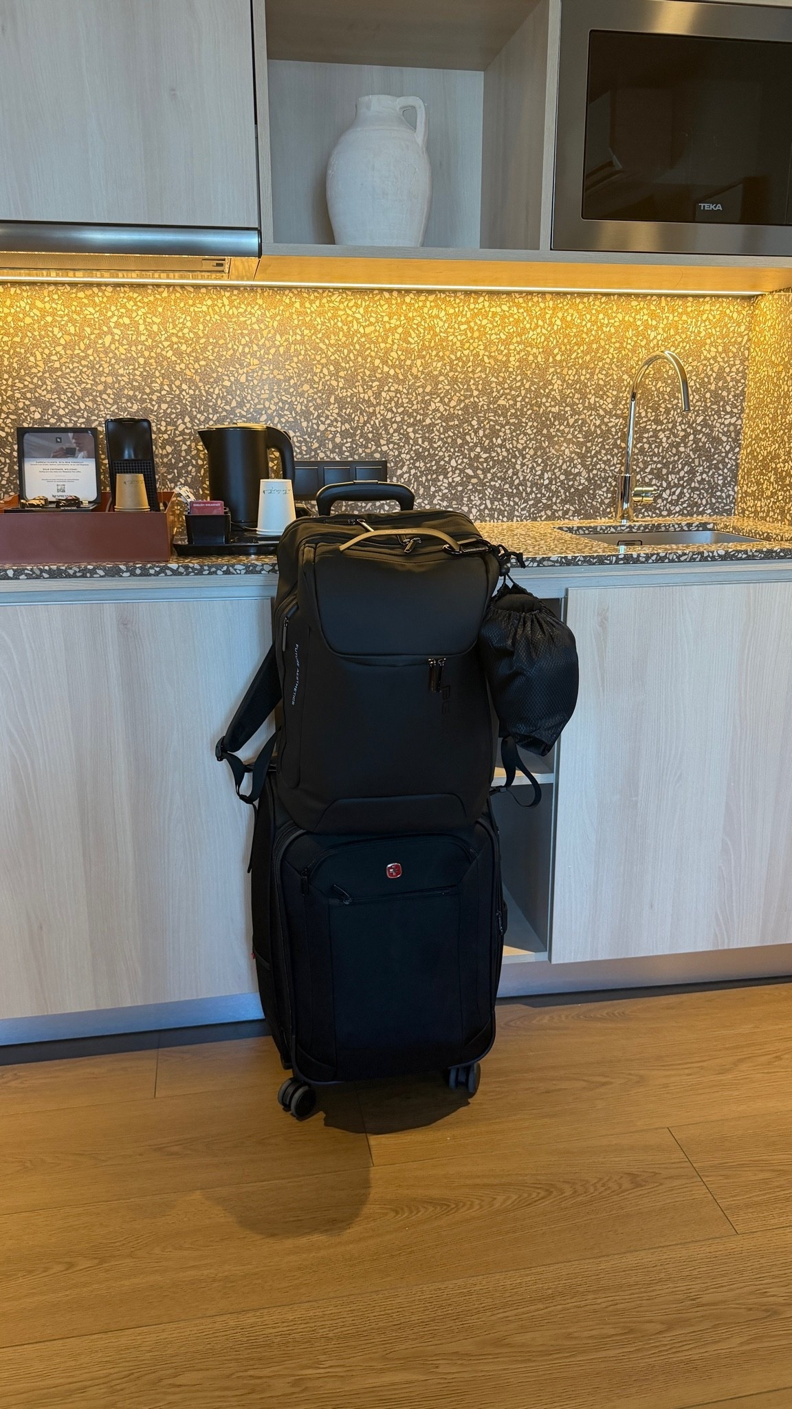 Going from always checking in a luggage (sometimes 2!) to now only having these two, I know you’re proud of me! I still can’t believe it, but I made it work somehow.