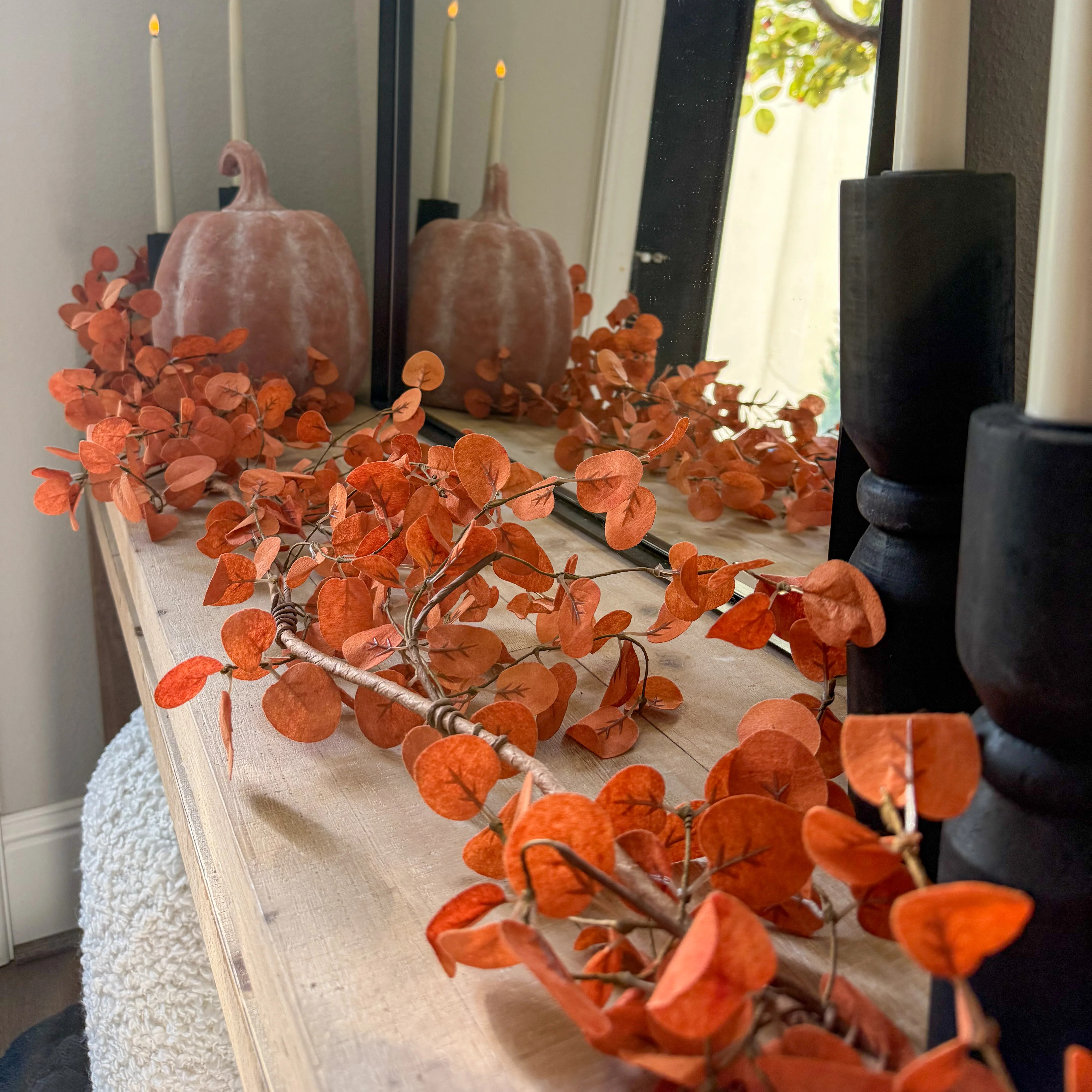 Penny Leaf Garland | Burnt Orange | MJHome