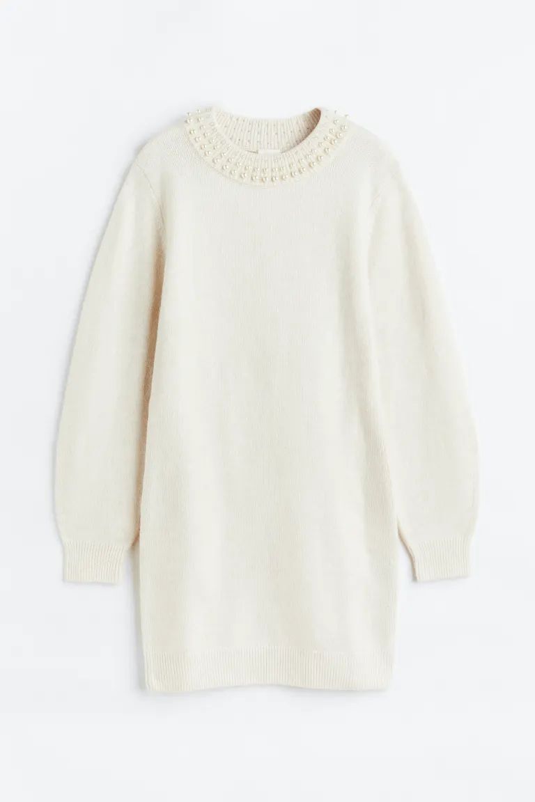 Beaded Knit Dress | H&M (US + CA)